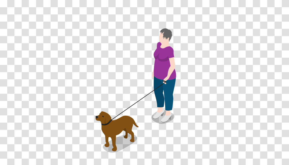 People Person Woman Walking Dog Icon Free Of City Basic, Human, Sport, Sports, Golf Transparent Png