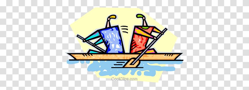 People Rowing In Opposite Directions Royalty Free Vector Clip Art, Oars, Vehicle, Transportation, Dynamite Transparent Png