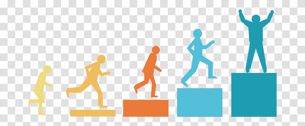 People Running Up Steps To Show High Achievement People Achievement, Person, Human, Crowd, Audience Transparent Png