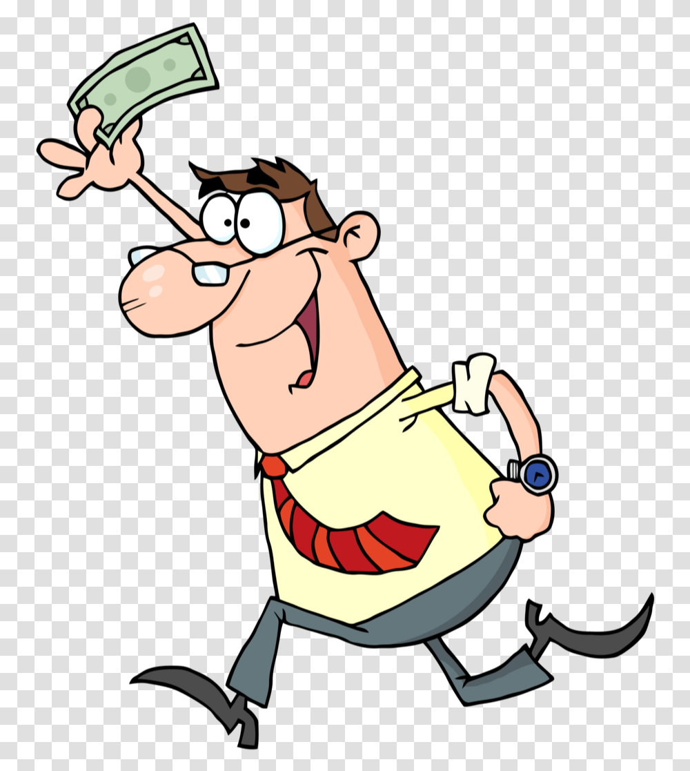 People Running With Money Cartoons People Running With Money Cartoon, Person, Human, Hand, Sport Transparent Png