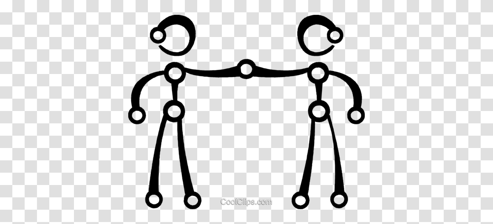 People Shaking Hands Royalty Free Vector Clip Art Illustration, Scale, Bow, Chain, Gate Transparent Png