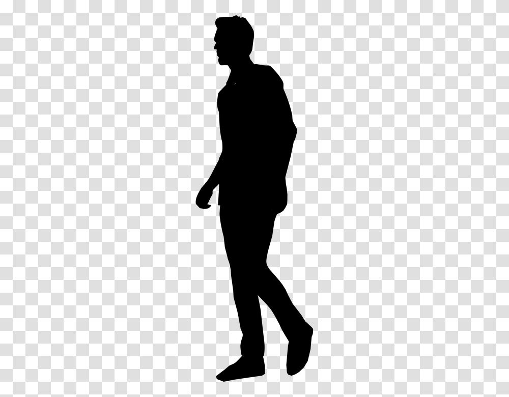 People Silhouette Clipart Tall Man, Gray, World Of Warcraft Transparent Png