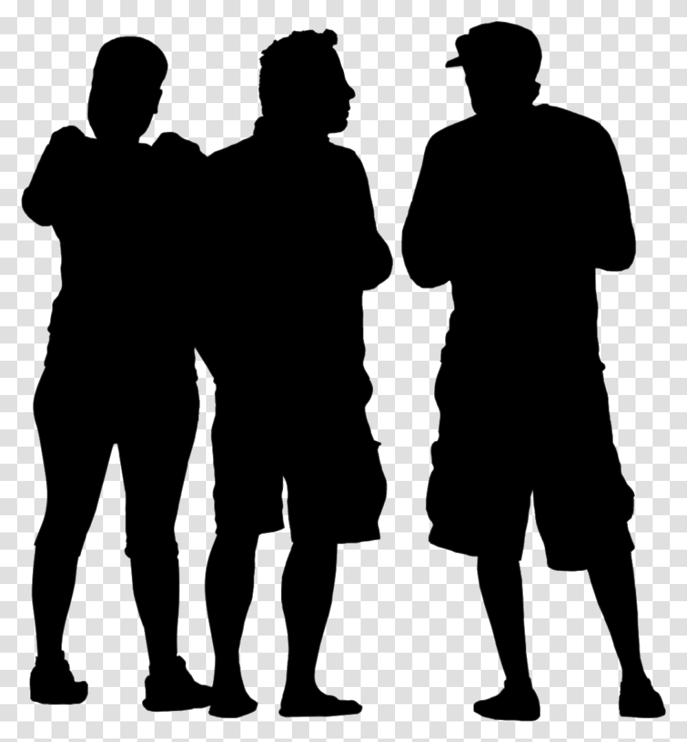 People Silhouette People From Back, Gray, World Of Warcraft, Halo Transparent Png