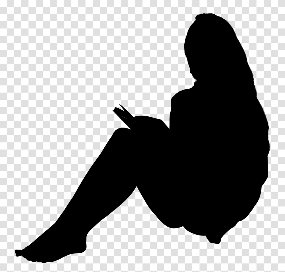 People Silhouette Sitting, Gray, World Of Warcraft Transparent Png