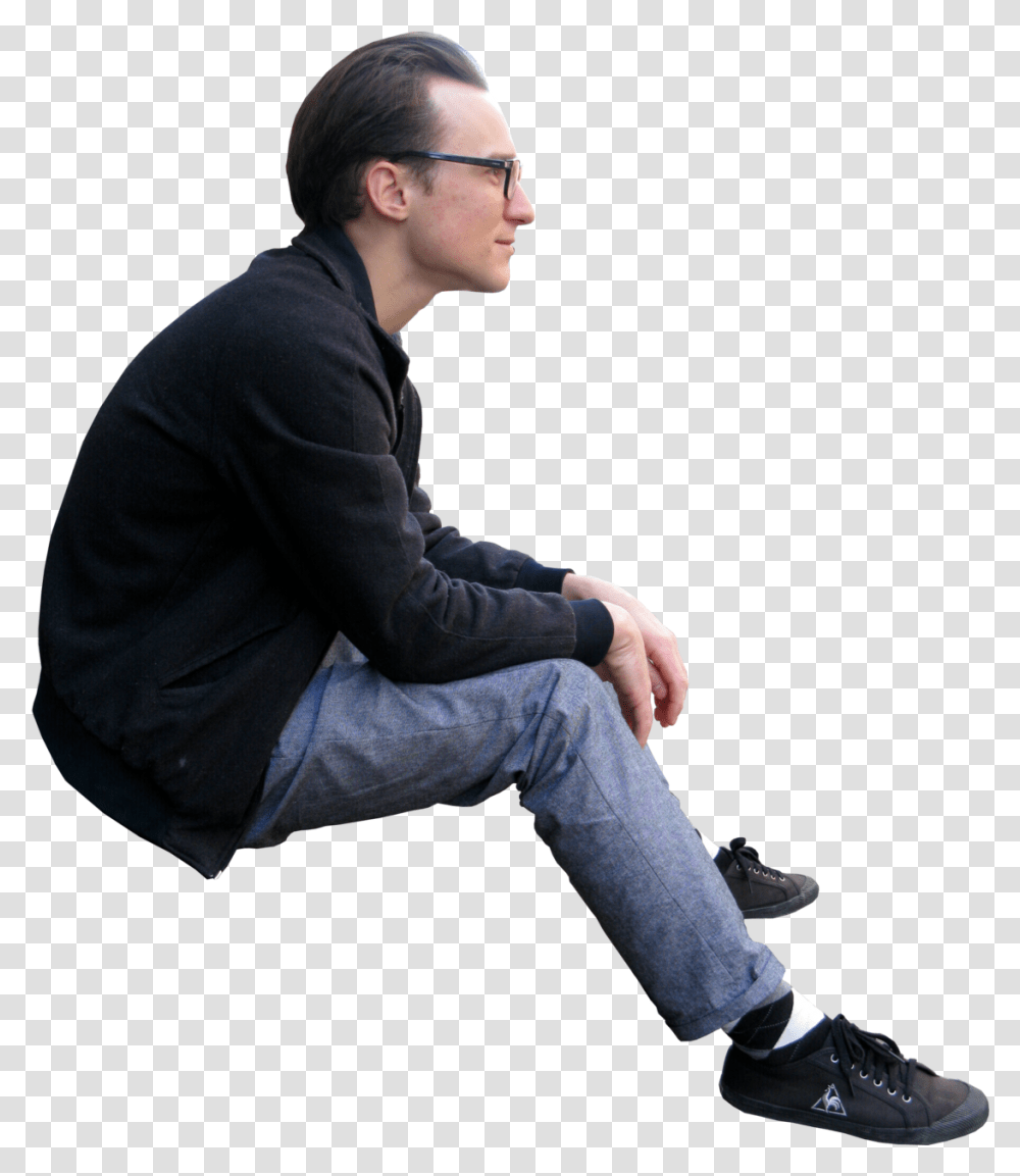 People Sitting 2 Image Person Sitting, Clothing, Shoe, Footwear, Long Sleeve Transparent Png