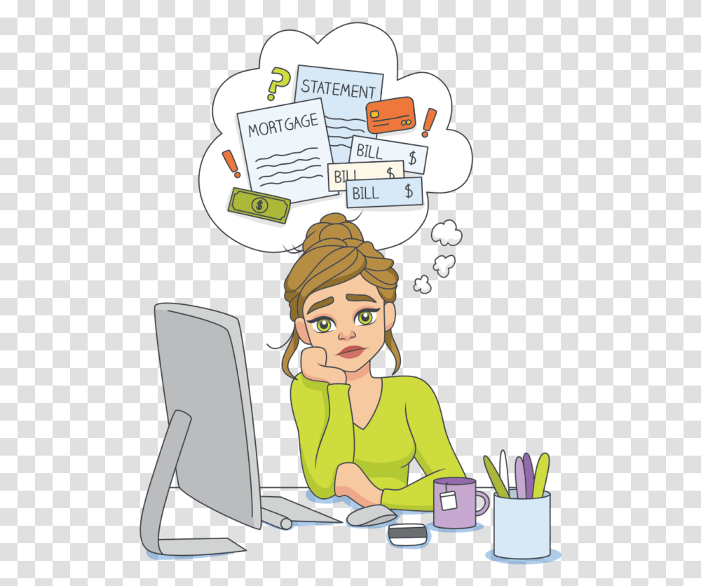 People Sitting At A Table Eliminate Employee Stress Cartoon Stress, Chair, Furniture, Person, Human Transparent Png