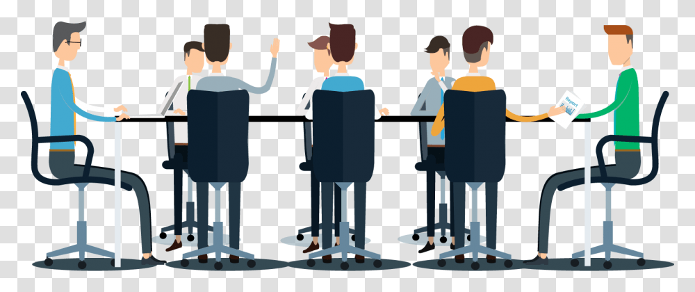 People Sitting At A Table Group Meeting Word, Chair, Furniture, Person, Human Transparent Png