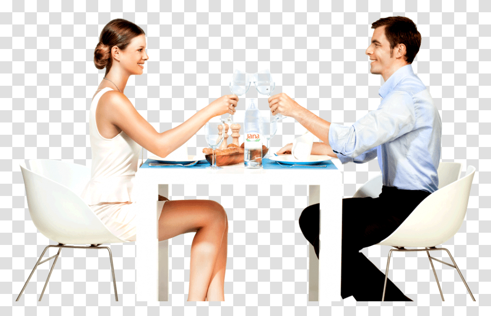 People Sitting At Table, Person, Chair, Furniture, Dating Transparent Png