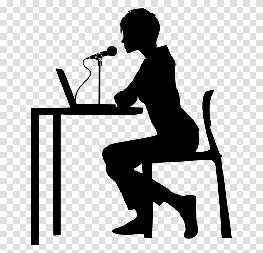 People Sitting At Table Silhouette Interview Silhouette, Gray, World Of Warcraft Transparent Png
