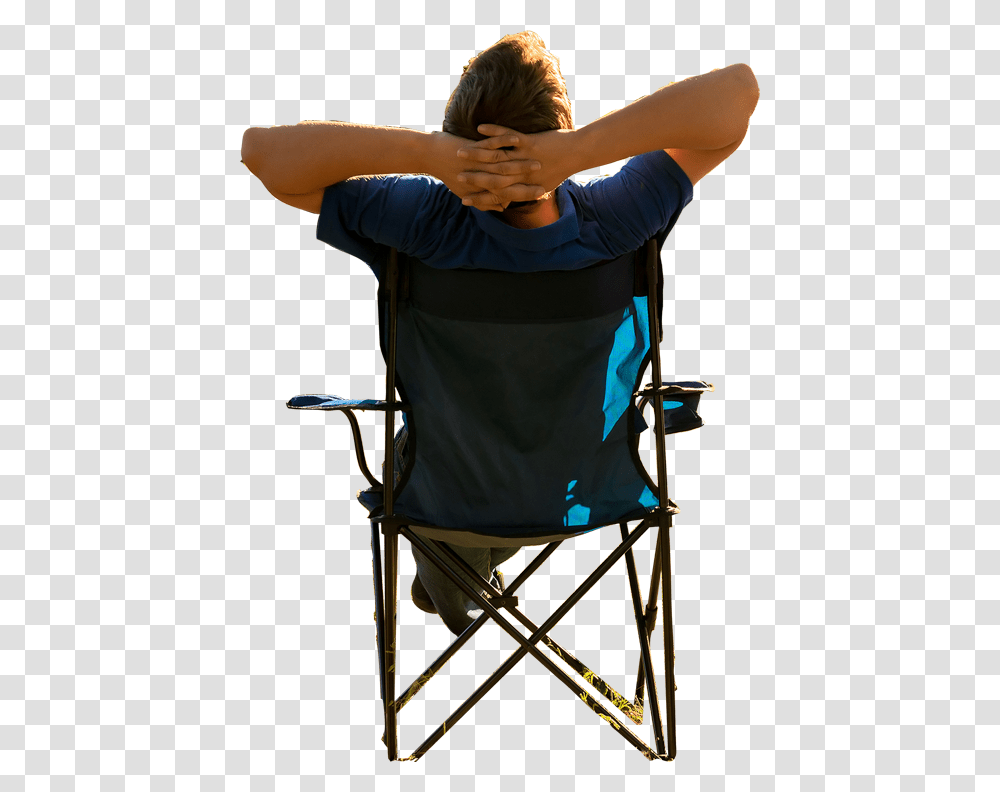 People Sitting On Camp Chair, Furniture, Person, Outdoors, Wood Transparent Png