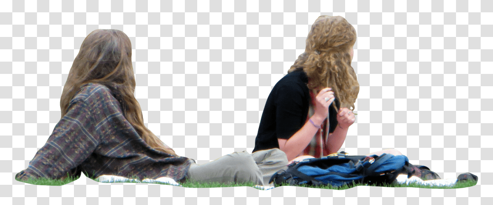 People Sitting On The Grass, Person, Finger, Blonde, Girl Transparent Png