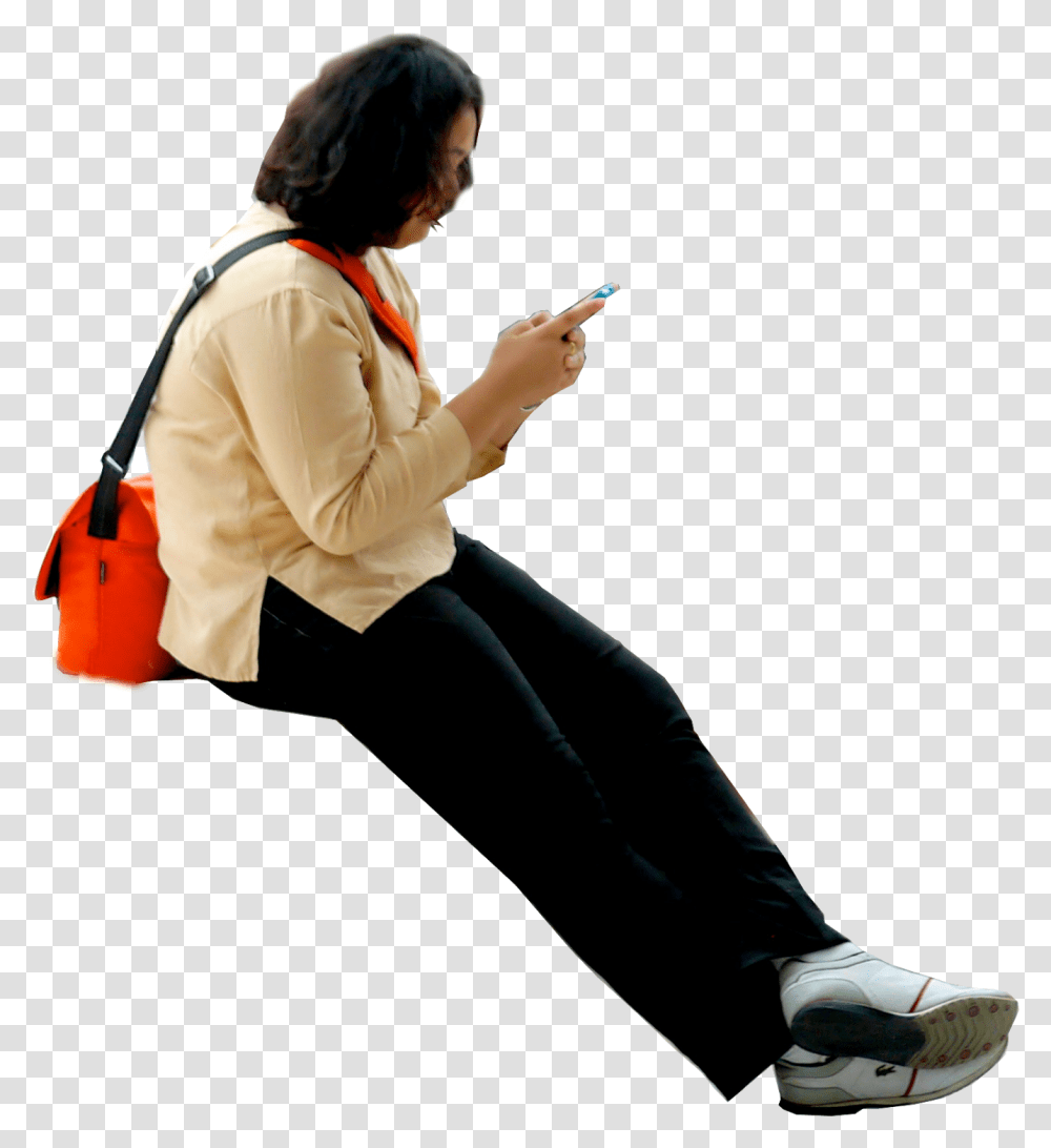 People Sitting Side View, Person, Human, Shoe Transparent Png