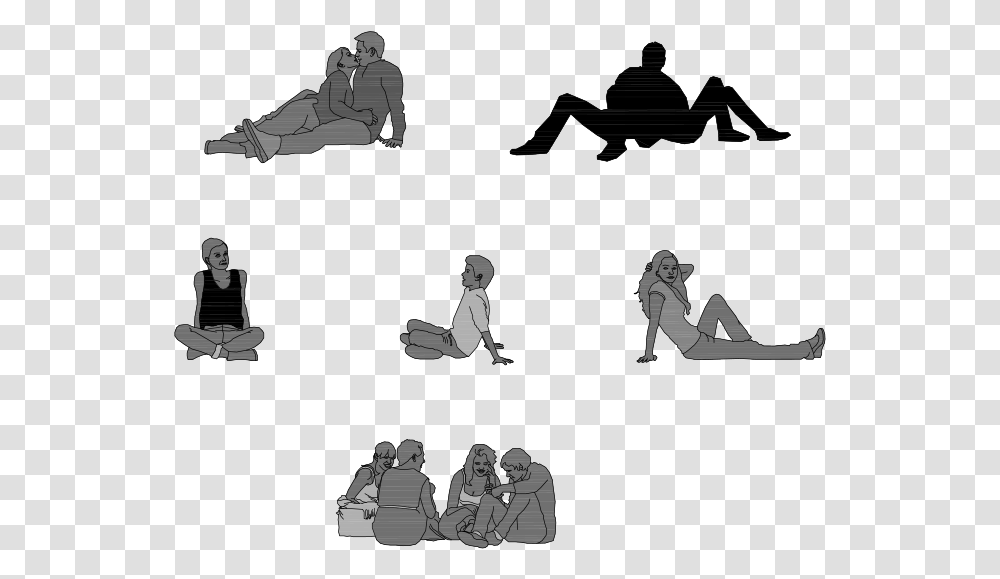 People Sitting Silhouette, Person, Human, Sport, Sports Transparent Png