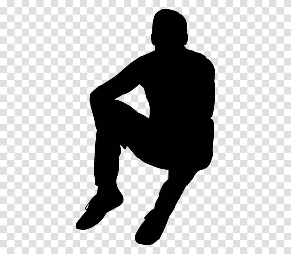 People Sitting Silhouette, Person, Sleeve, Long Sleeve Transparent Png