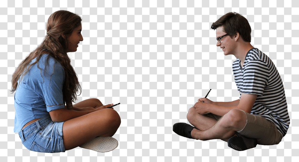 People Sitting Transparent Png