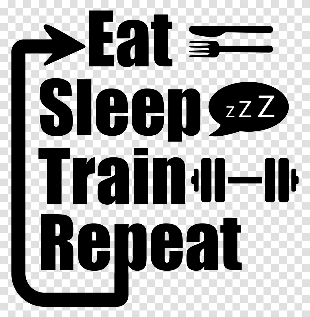 People Sleeping Eat Sleep Train Repeat Quotes Transparent Png
