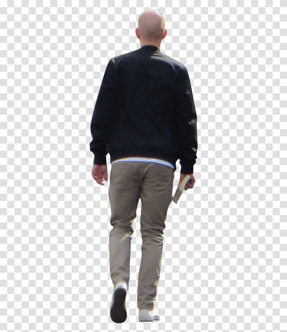 People Stair 4 Image Person Walking Back, Clothing, Sleeve, Pants, Long Sleeve Transparent Png