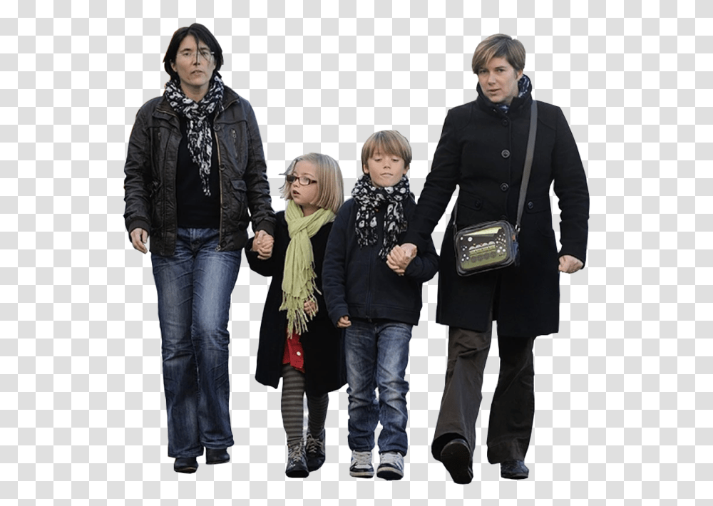 People Standing Silhouette, Person, Jacket, Coat Transparent Png