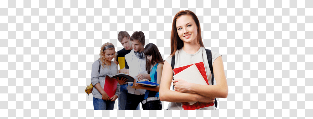 People Studying 4 Image Higher Education Students, Person, Female, Girl, Reading Transparent Png