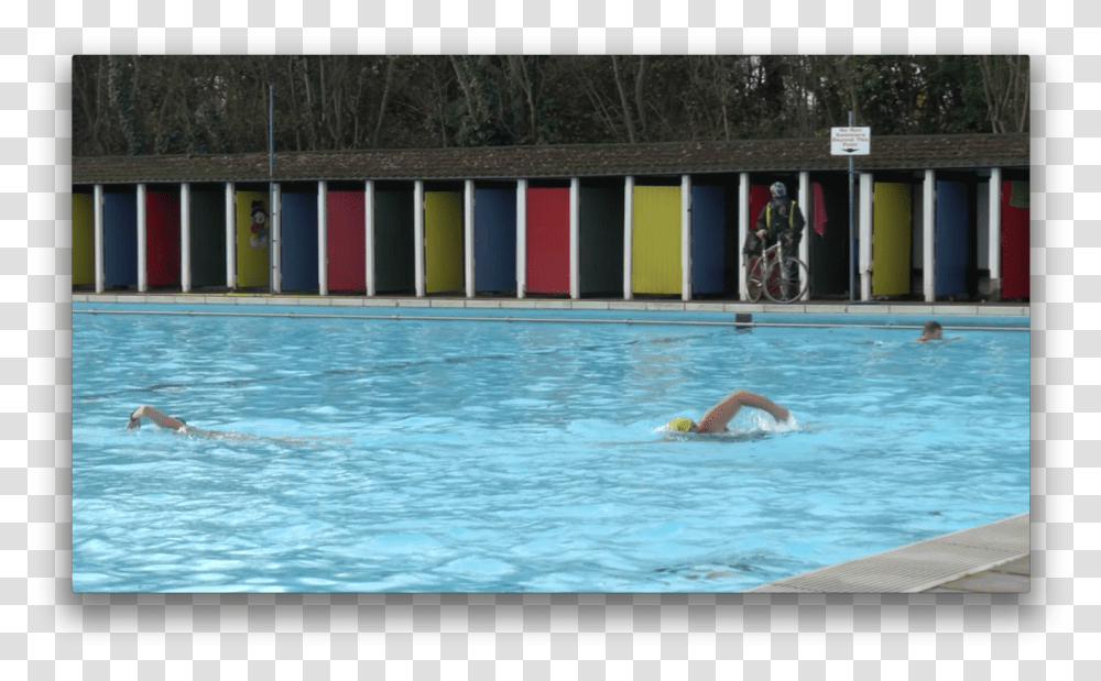 People Swimming In The Pool Swimming Pool, Sport, Water, Person, Bicycle Transparent Png