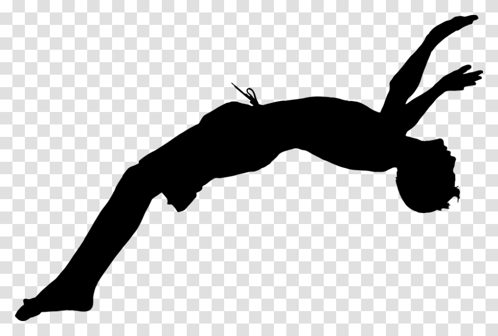 People Swimming Silhouette, Gray, World Of Warcraft Transparent Png