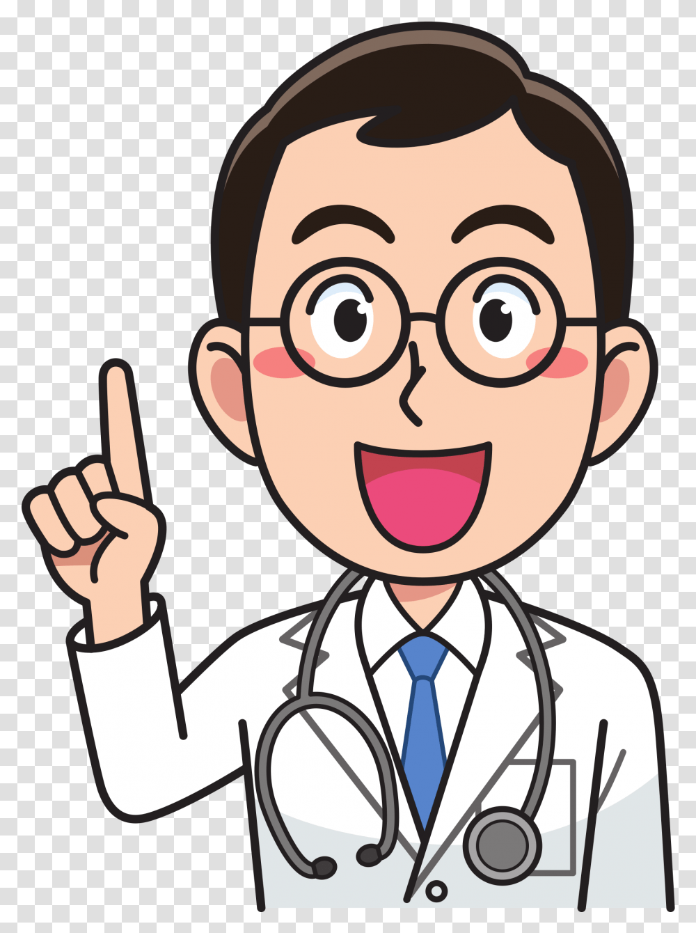 People Talking Clipart 21 Clip Art Doctor With Stethoscope, Face, Head, Coat, Clothing Transparent Png
