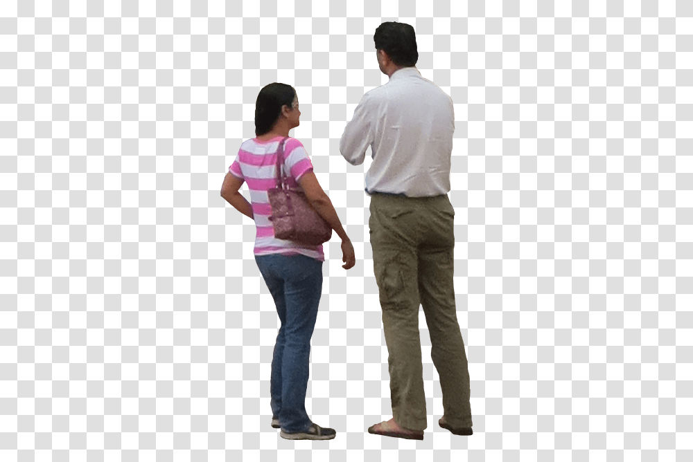 People Talking Person From Behind, Pants, Sleeve, Jeans Transparent Png