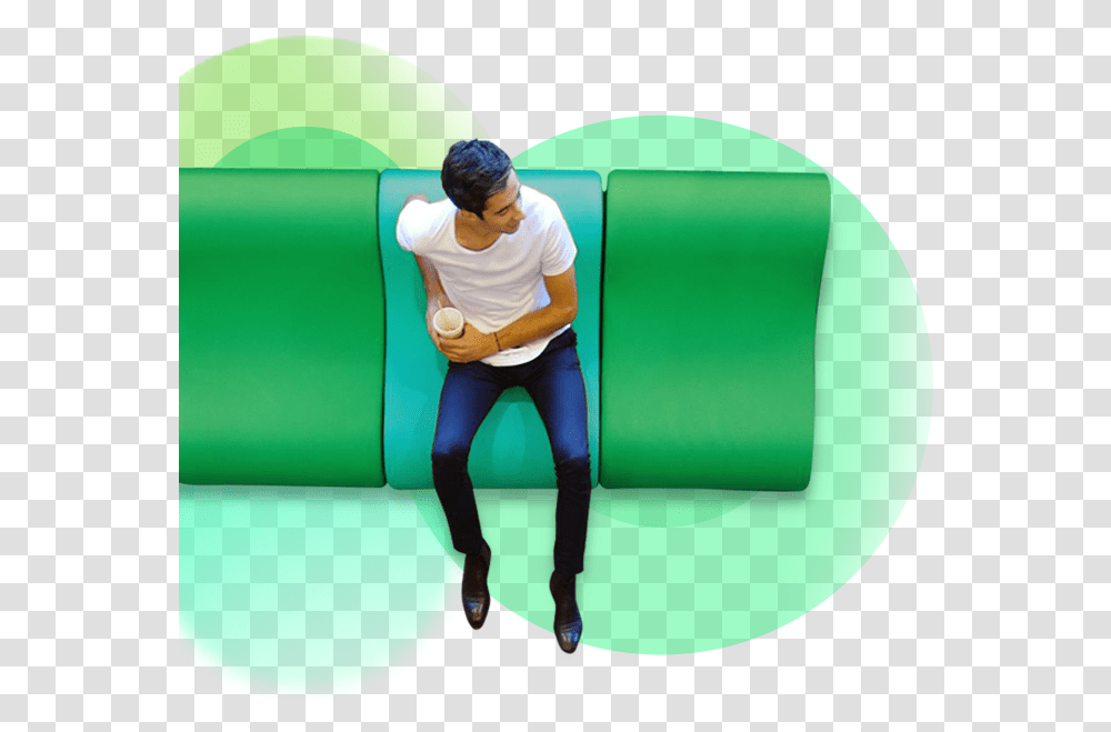 People Top View Sit, Person, Human, Inflatable, Indoor Play Area Transparent Png