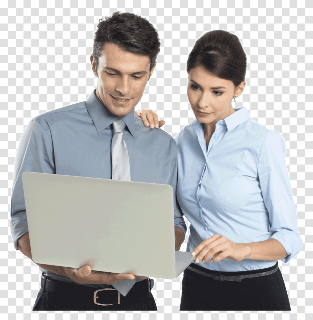 People Using Laptop, Apparel, Shirt, Person Transparent Png