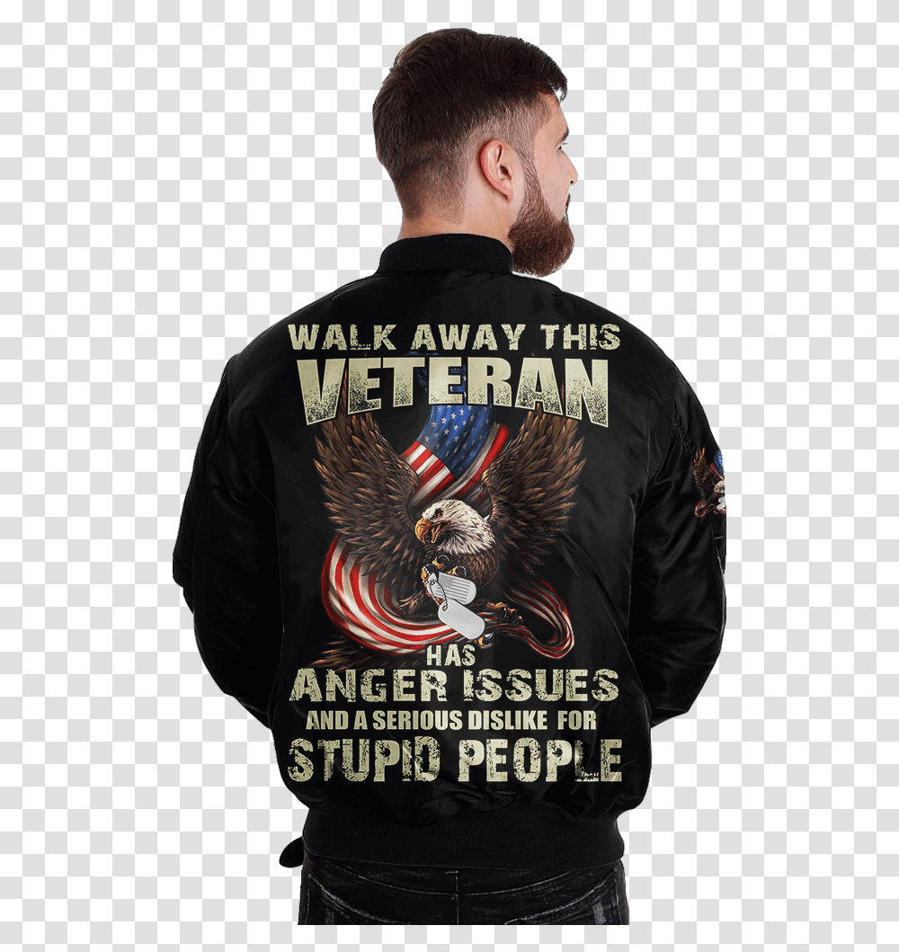 People Walking Away Took A Dna Test God Is My Father Veterans Are My Brothers, Sleeve, Person, Long Sleeve Transparent Png
