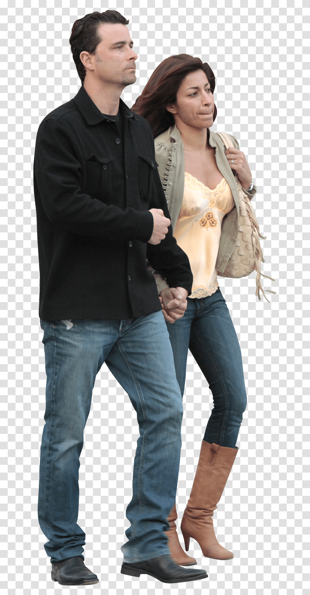 People Walking Holding Hands, Pants, Person, Jeans Transparent Png
