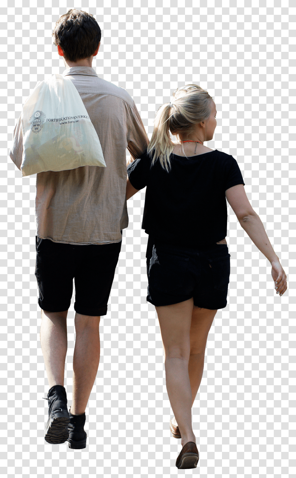 People Walking Summer, Person, Human, Bag, Shorts Transparent Png