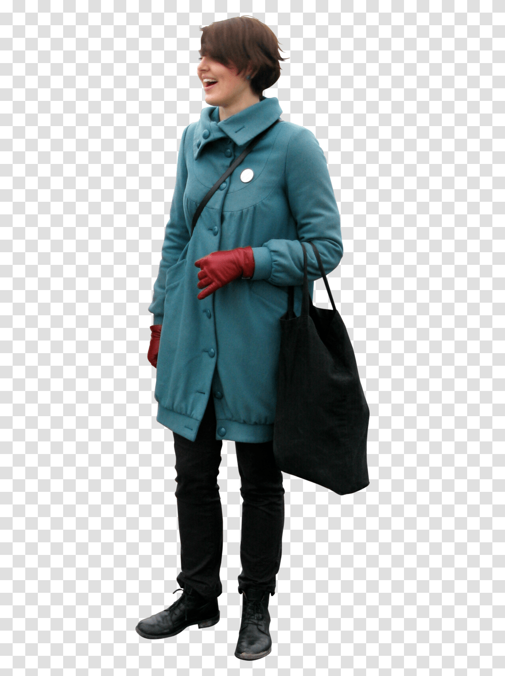 People Watching Standing And Watching, Apparel, Coat, Overcoat Transparent Png