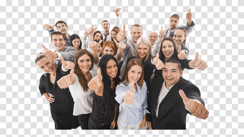 People With Thumbs Up, Person, Face, Audience, Crowd Transparent Png
