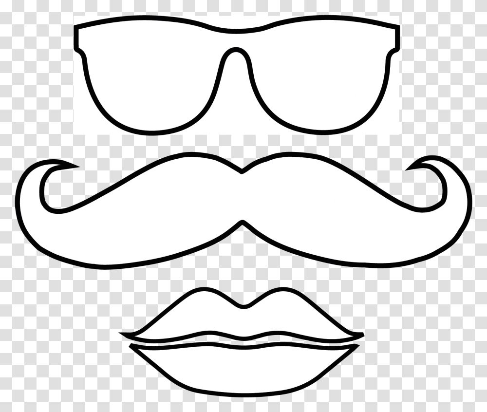 Peopleicon 06 Illustration, Mustache, Stencil, Label Transparent Png