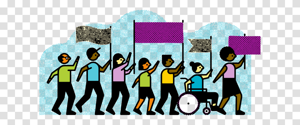 Peoplemarch Color2x Illustration, Person, Brick, Club Transparent Png