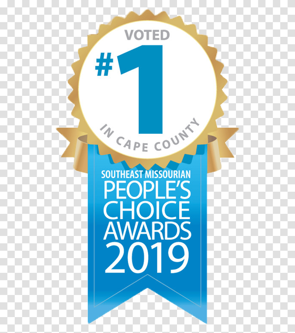 Peoples Choice Awards Winner Ribbon 2019 - K103 Southeast Missourians Choice Awards 2019, Label, Text, Word, Advertisement Transparent Png