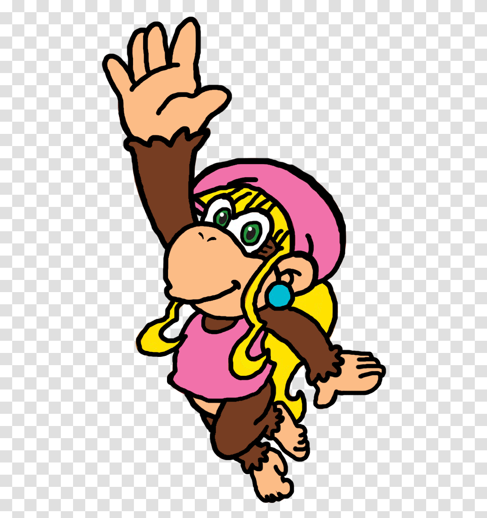 Pep Squad Clipart Dixie Kong King Of Swing, Leisure Activities, Crowd Transparent Png