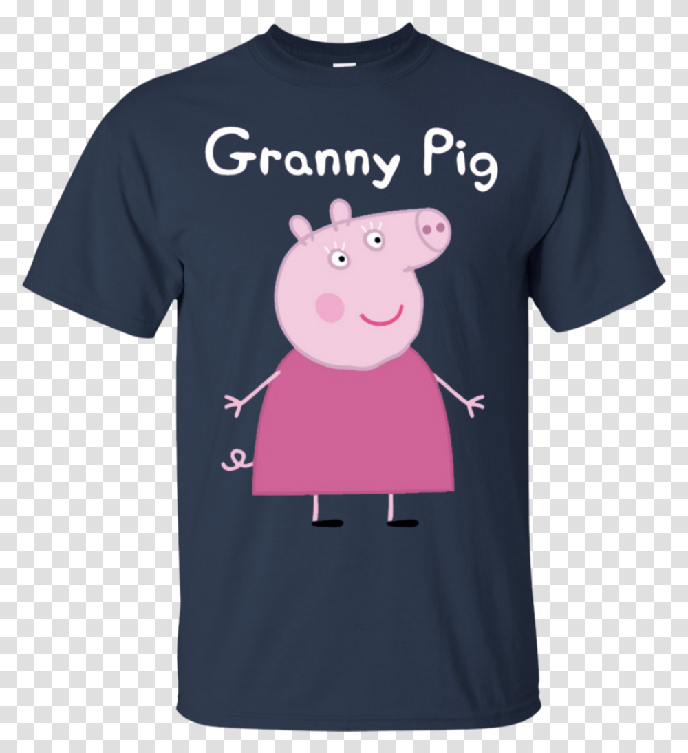 Pepa Pig Peppa Pig Funny T Shirt Download Grandma Pig T Shirt, Apparel, T-Shirt, Mammal Transparent Png