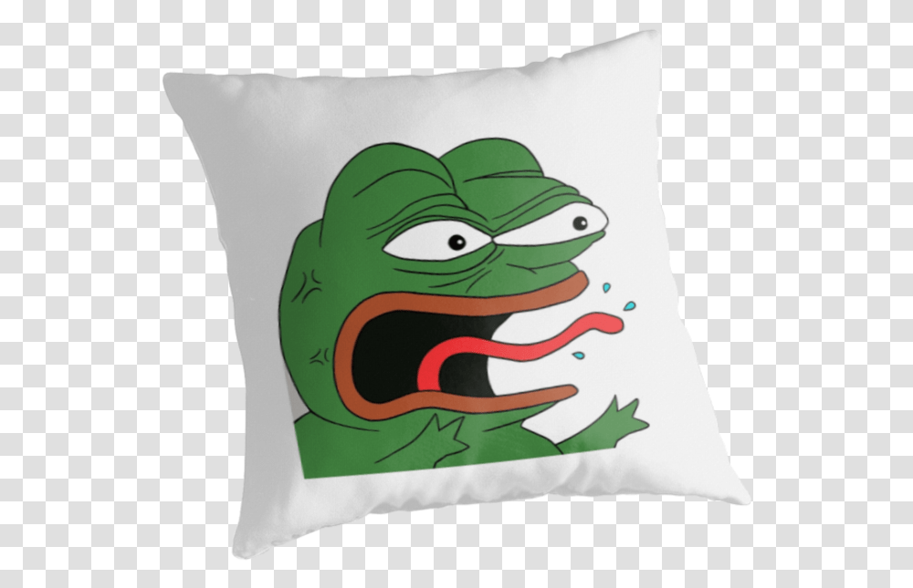 Pepe Angry Pepe Pepe The Frog Without Background Pepe Angry, Pillow, Cushion, Animal Transparent Png