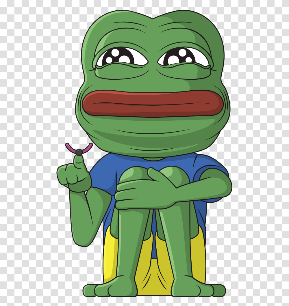 Pepe Cartoon, Hand, Plant, Jar Transparent Png