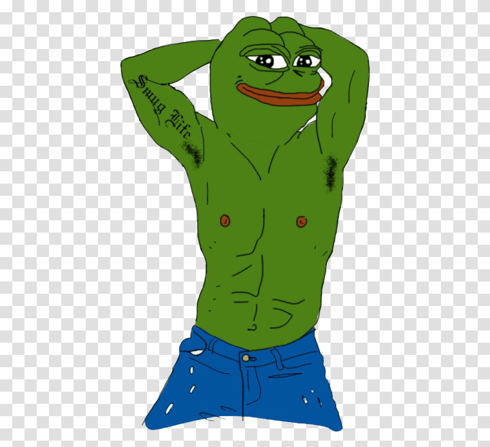 Pepe Drawing Rare Huge Freebie Download For Powerpoint Pepe The Frog Naked, Sleeve, Hand, Face Transparent Png