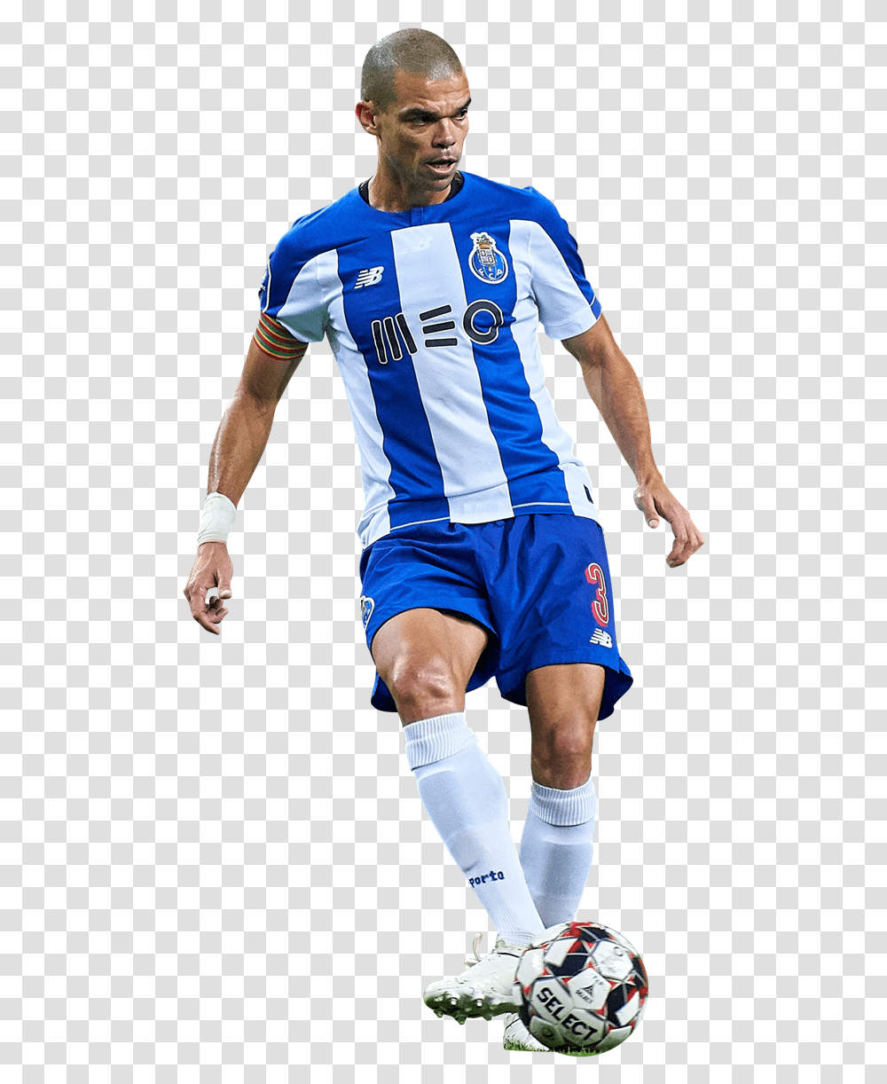 Pepe Football Render 63657 Footyrenders Pepe Fc Porto, Clothing, Soccer Ball, Team Sport, Person Transparent Png