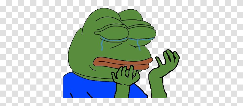 Pepe Frog Crying, Plant, Reptile, Animal Transparent Png