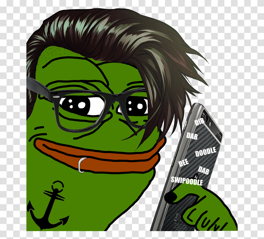 Pepe Frog Is Face Of Alt Right Pepe The Frog Funny Faces, Graphics, Art, Glasses, Accessories Transparent Png
