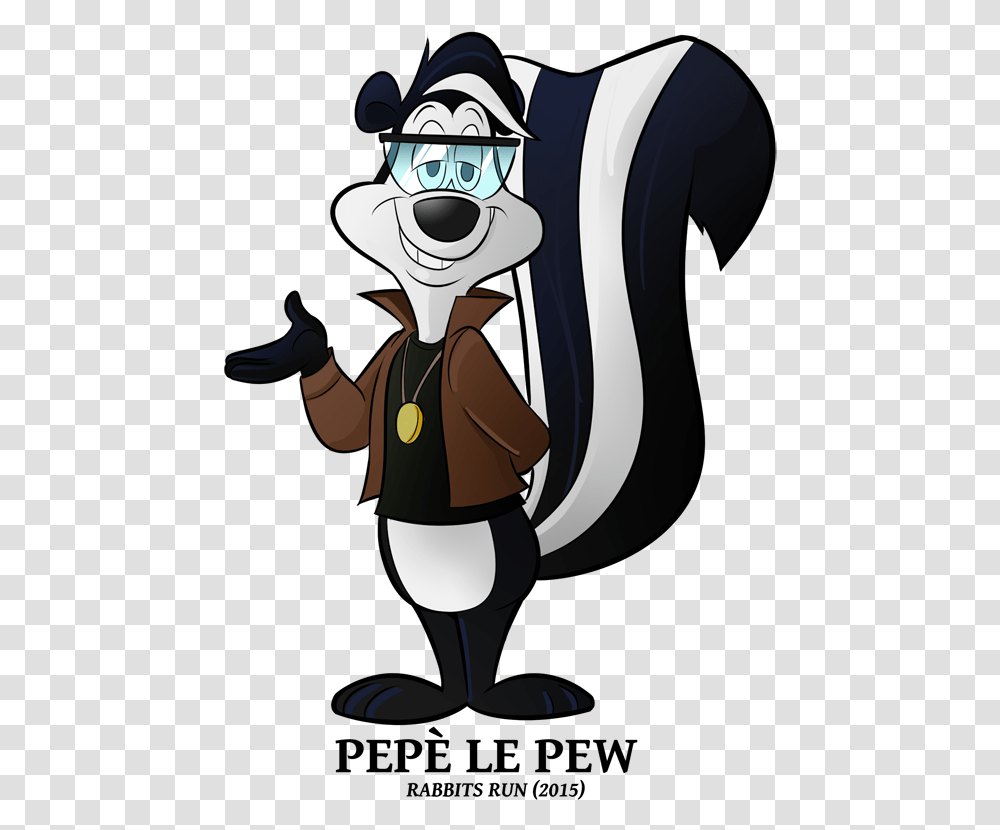 Pepe Le Pew Clipart Bugs Bunny And Pepe Le Pew, Person, Manga, Comics Transparent Png