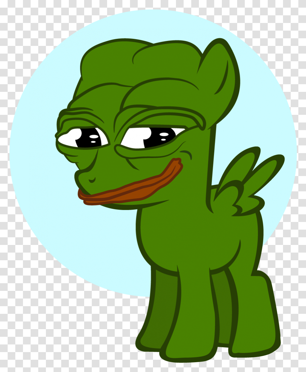 Pepe Pony, Dragon, Green, Alien, Painting Transparent Png