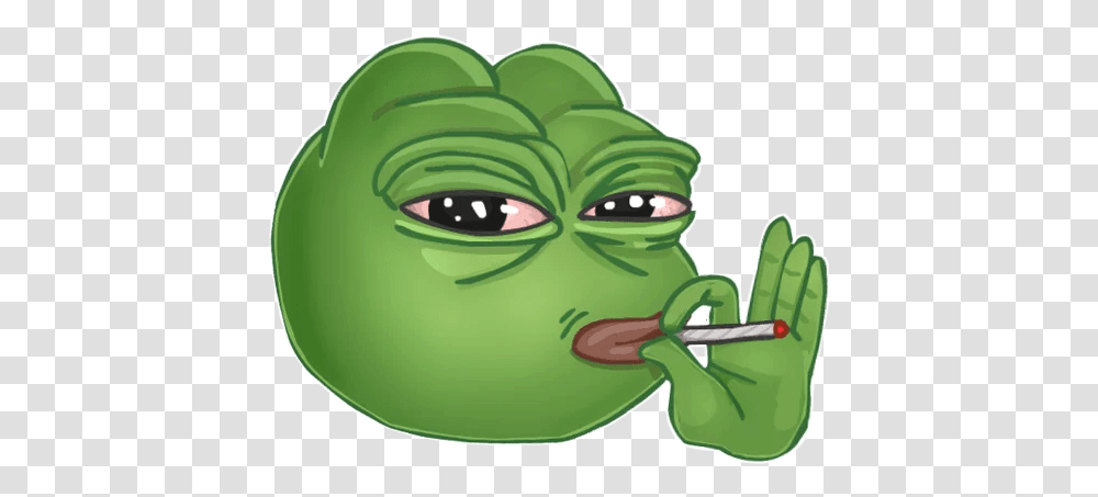 Pepe The Frog Youtube Sticker Telegram Pepe Joint, Toy, Graphics, Art, Face Transparent Png