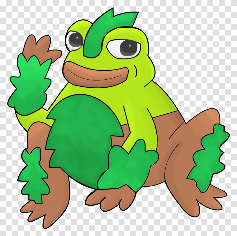 Peperee Pokmon Clover Wiki Fandom Pond Frogs, Green, Amphibian, Wildlife, Animal Transparent Png