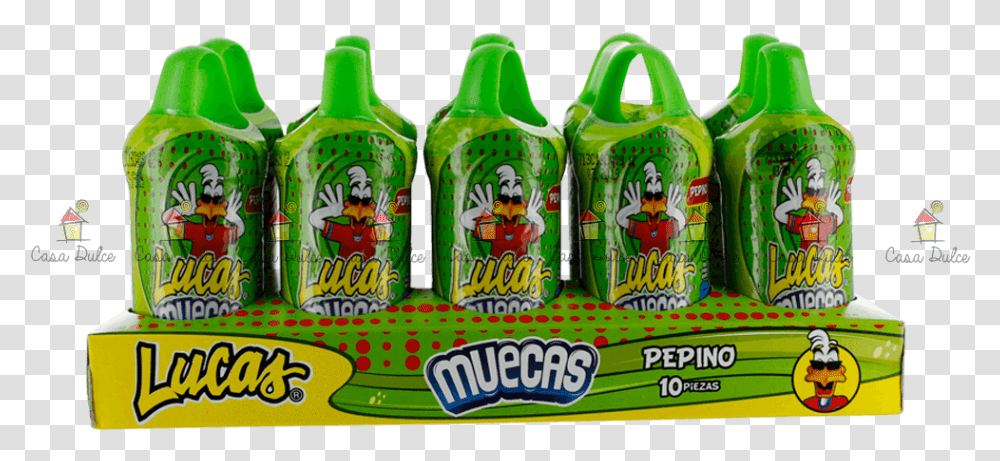 Pepino Lucas, Bottle, Green, Beverage, Drink Transparent Png